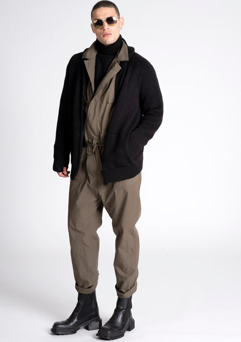 Black Cashmere Hoodie